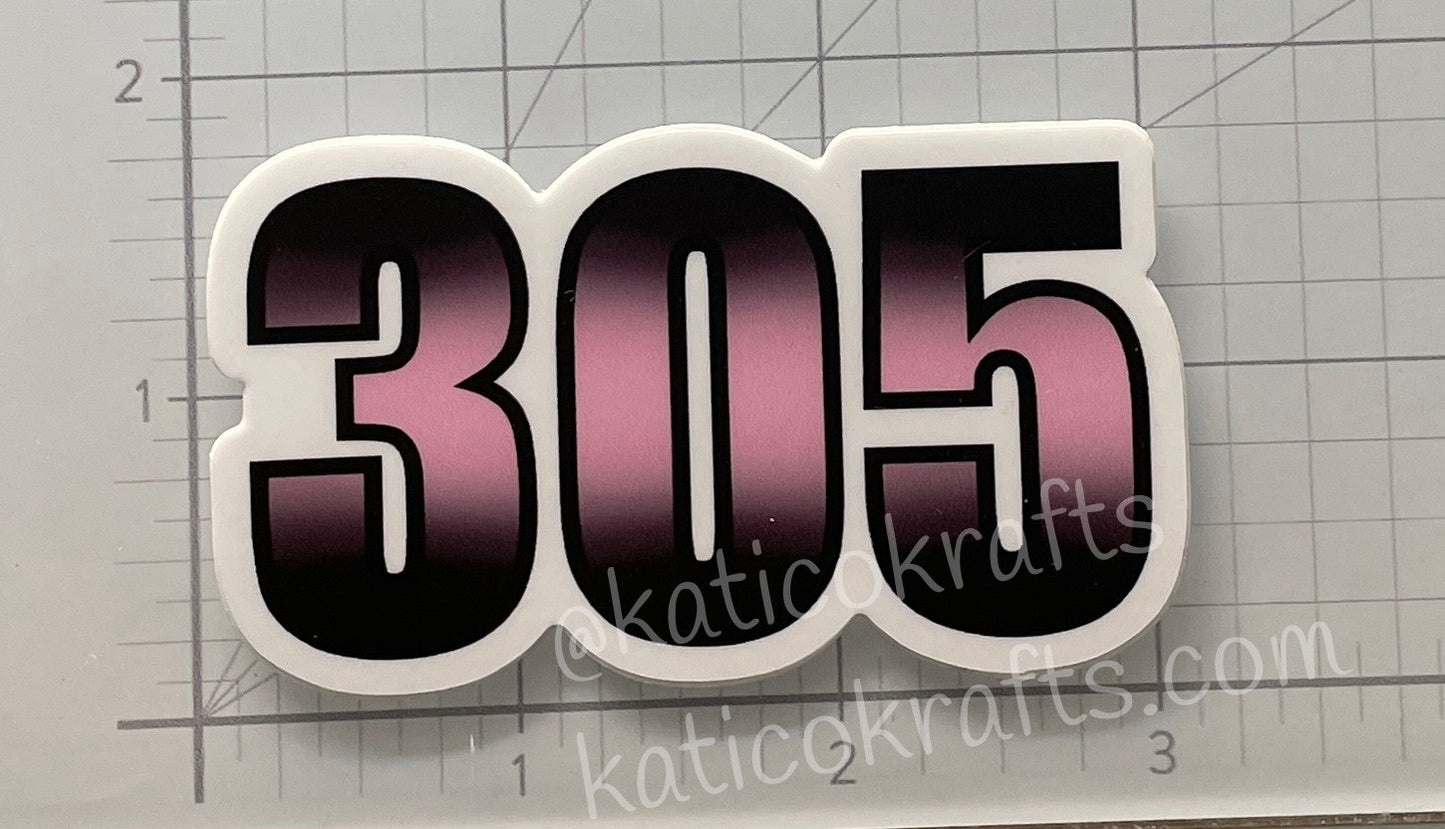 305 Vinyl Sticker (soccer)
