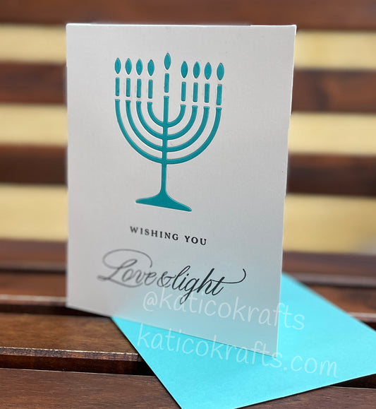 Love & Light Card - white background