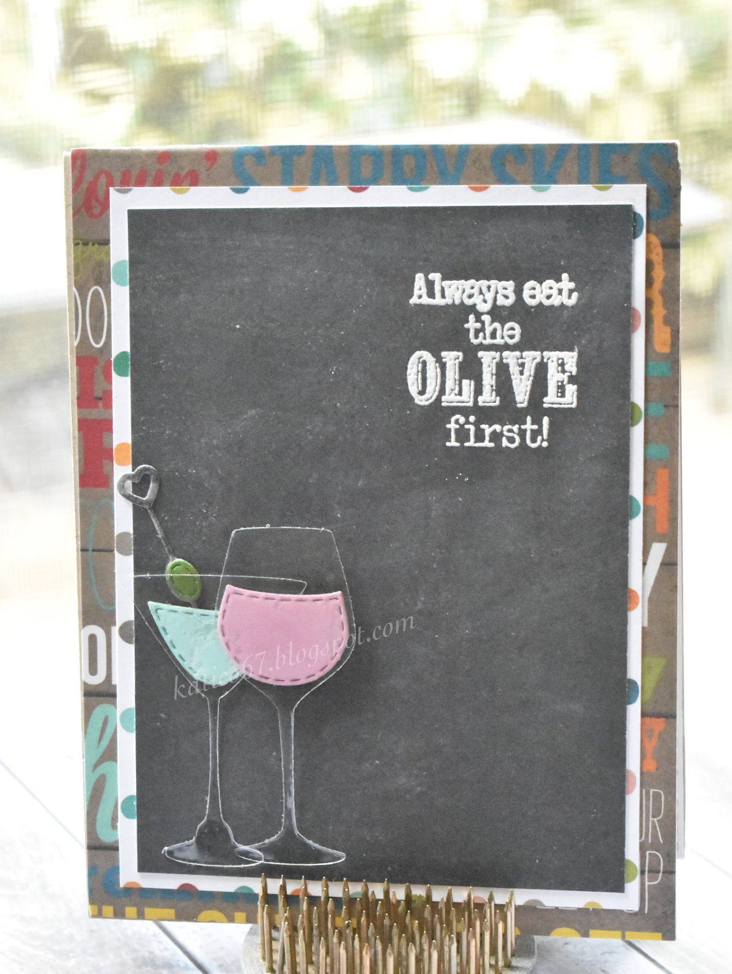Always Eat The Olive First Card