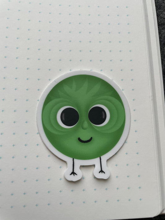Green Bubble Vinyl Sticker