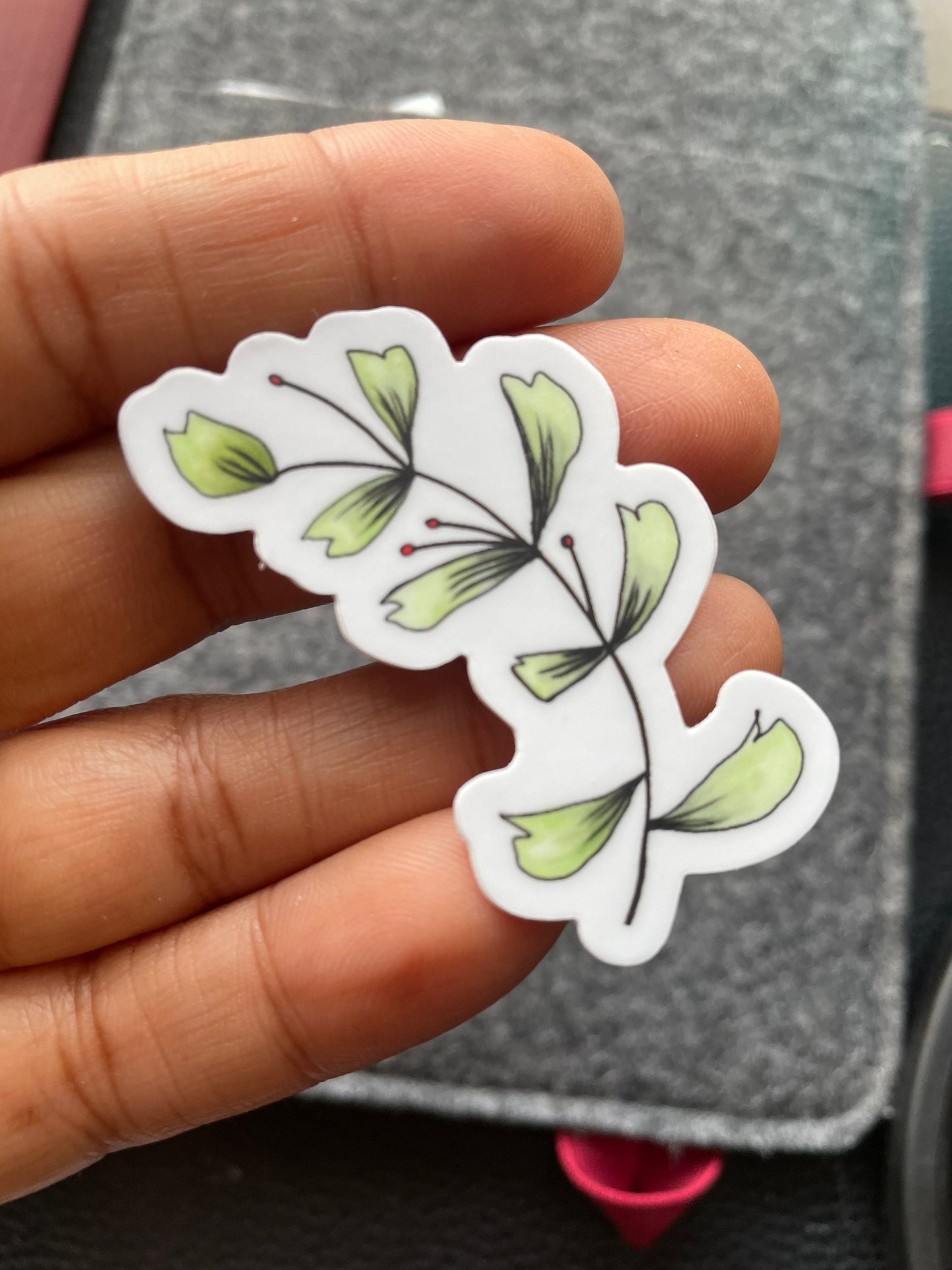 Holly Berry Vinyl Sticker