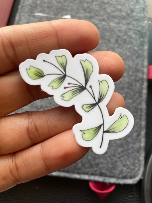 Holly Berry Vinyl Sticker