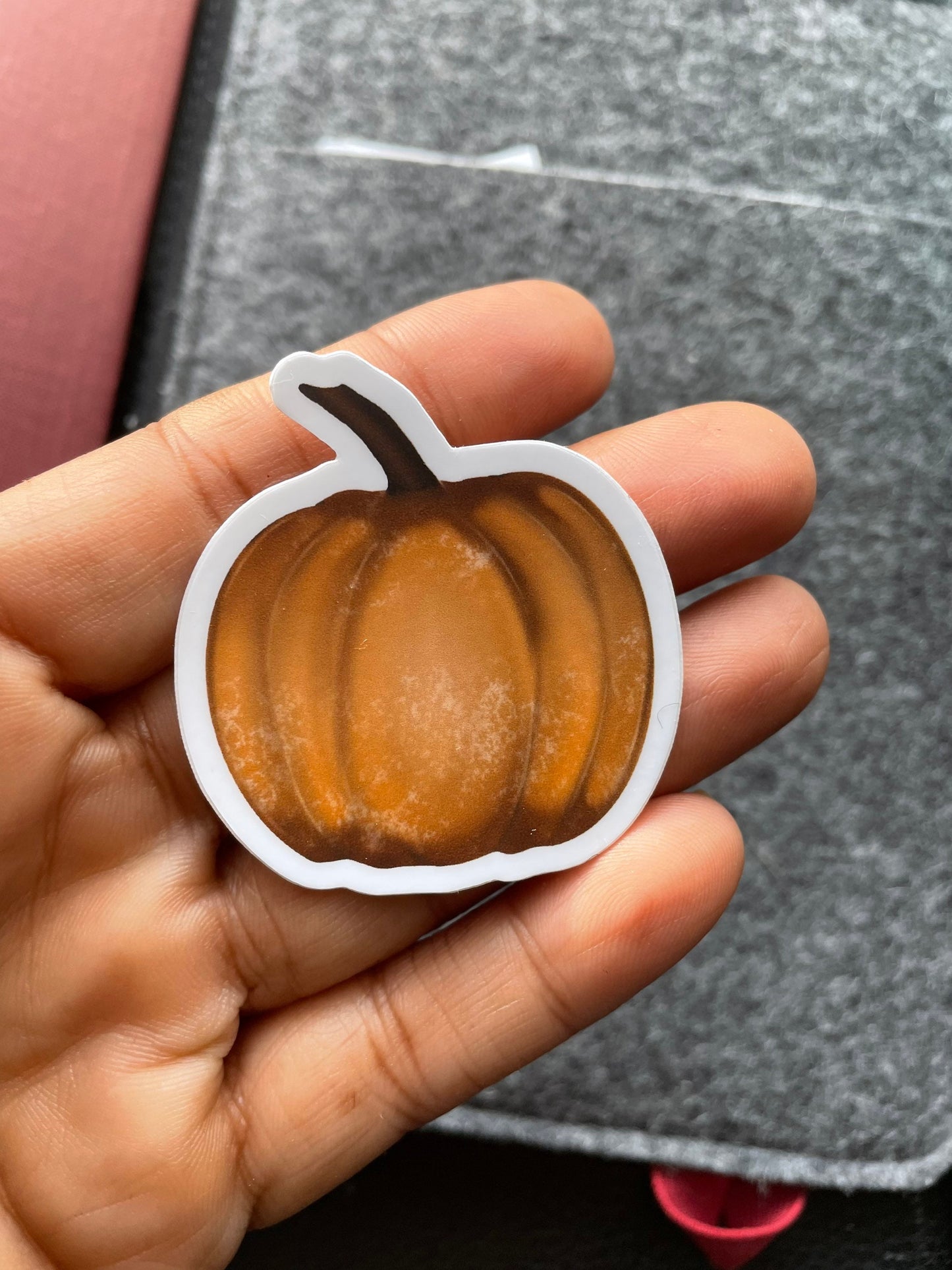 Pumpkin Vinyl Sticker