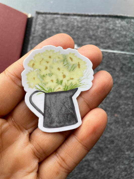 Watering Can Vinyl Sticker