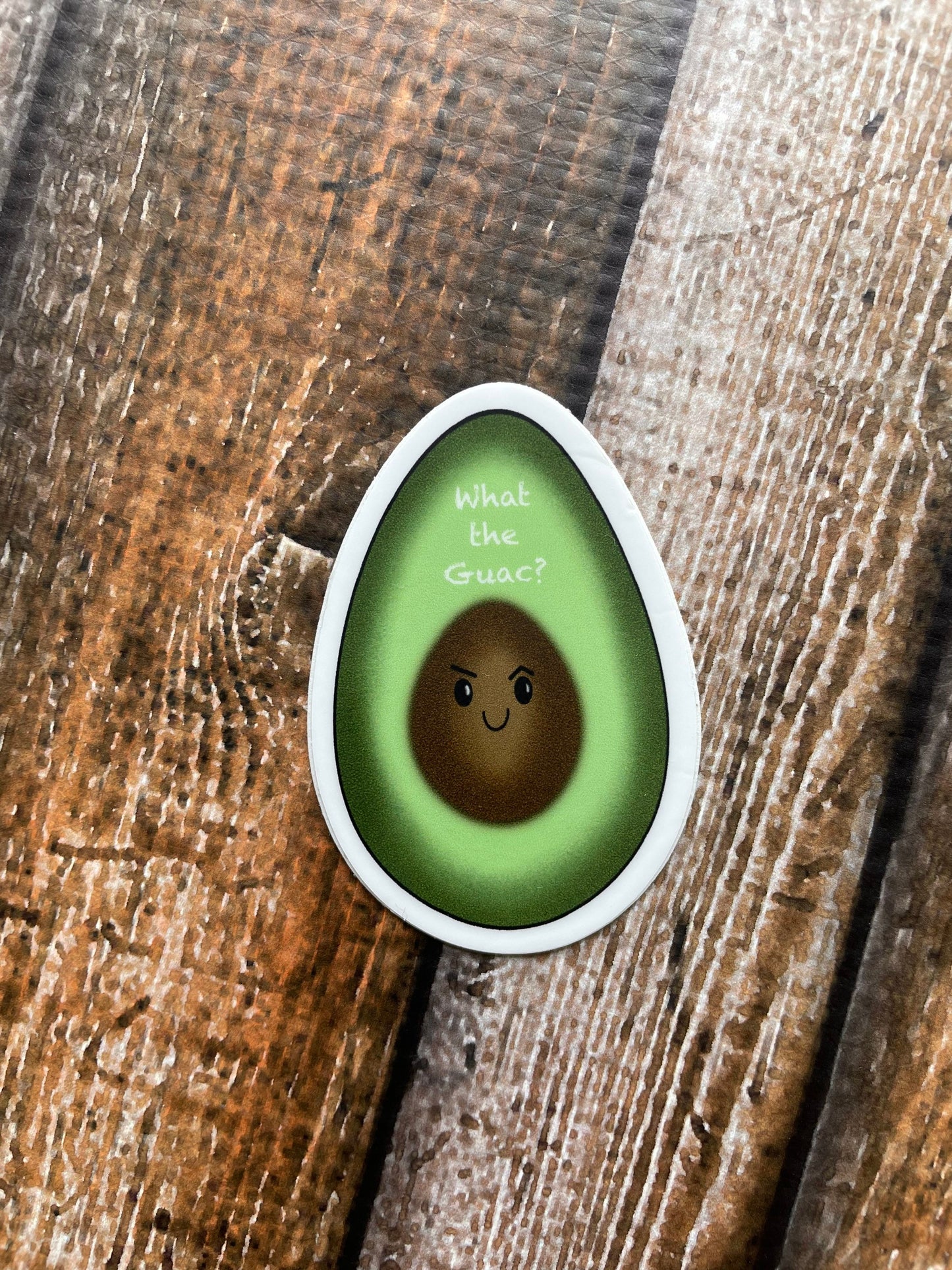 What the Guac Vinyl Sticker