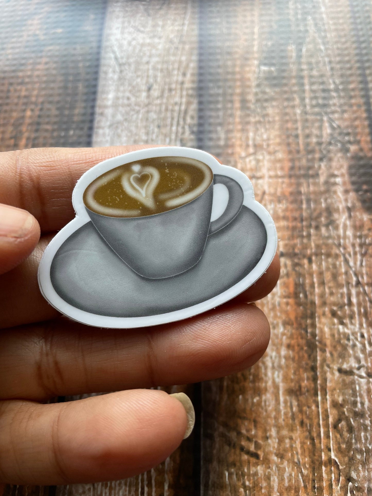 Coffee Cup Vinyl Sticker