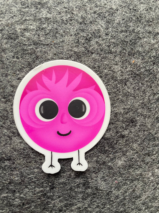 Pink Bubble Vinyl Sticker