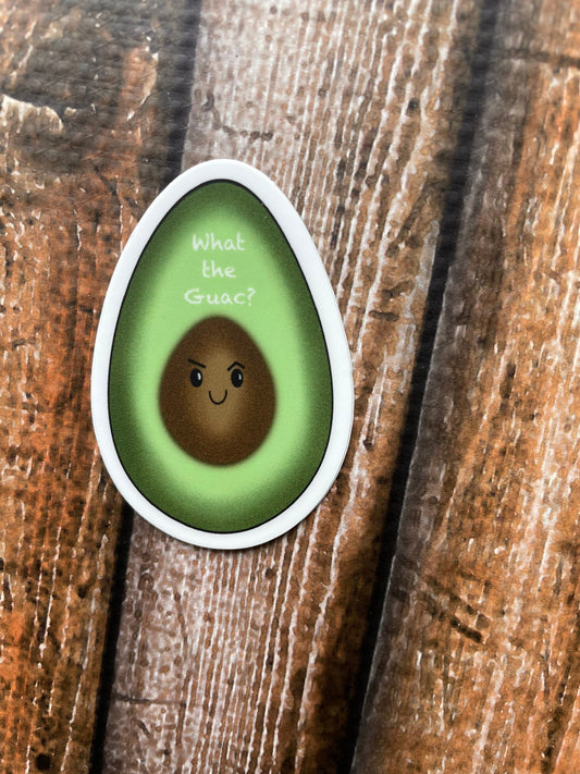 What the Guac Vinyl Sticker