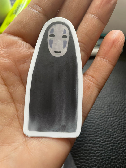 No Face Vinyl Sticker
