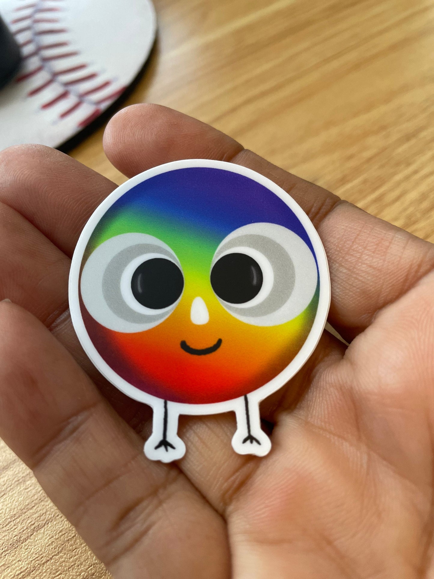 Rainbow Bubble Vinyl Sticker