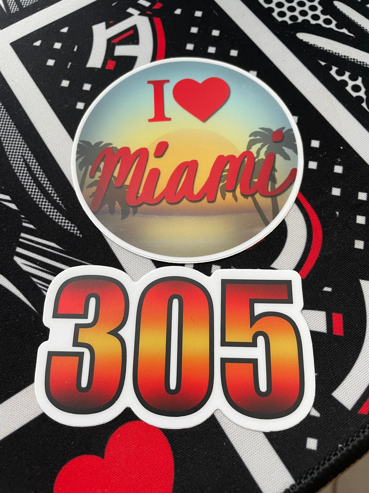 I Heart Miami Vinyl Sticker