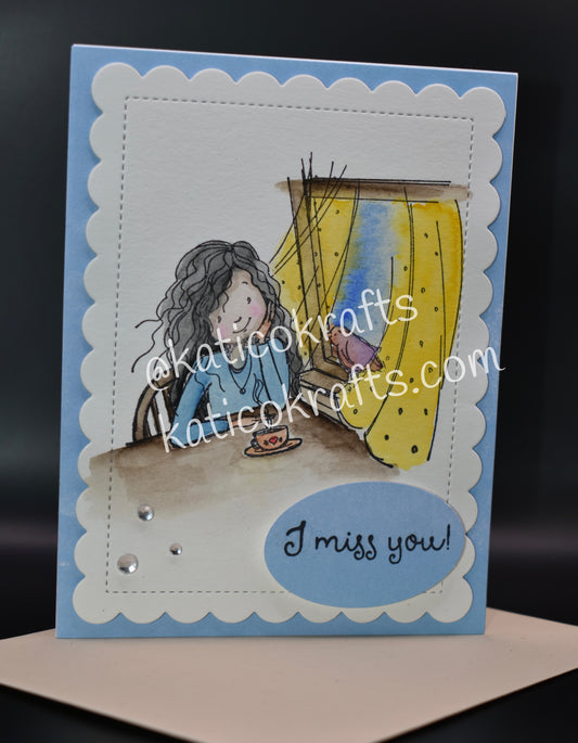 I Miss You Card