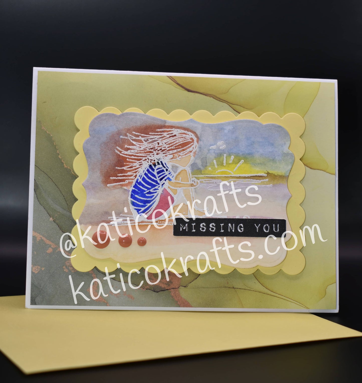Missing You Card