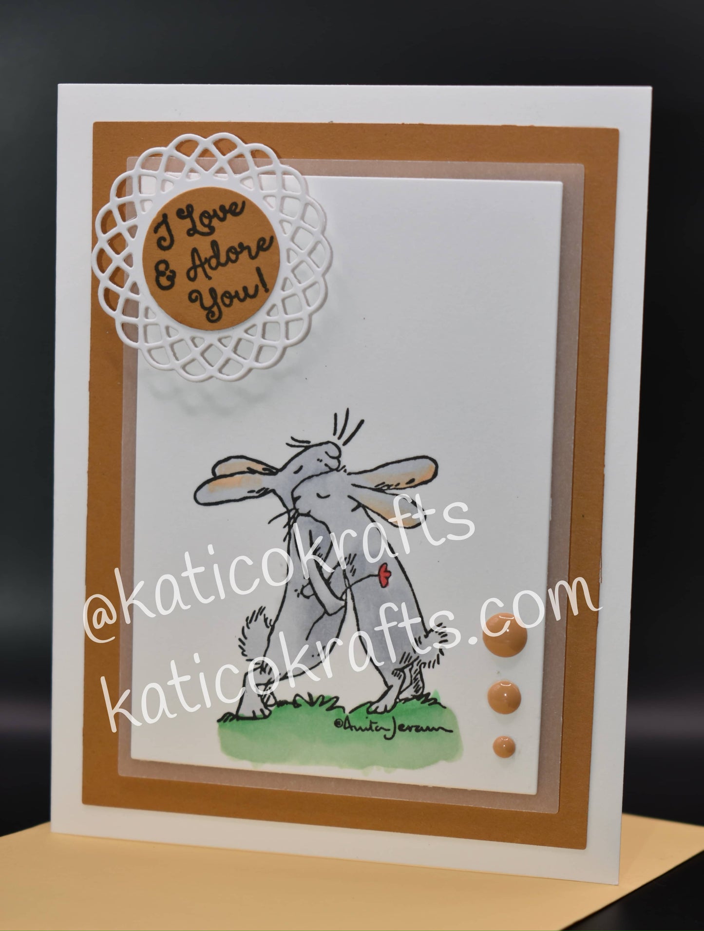 I Love and Adore You Card