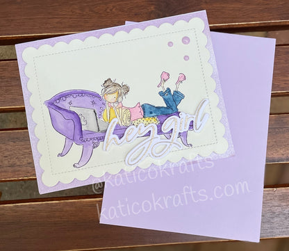 Hey Girl Card
