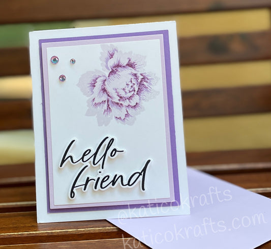Hello Friend Card