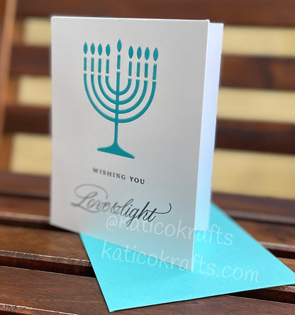 Love & Light Card - white background