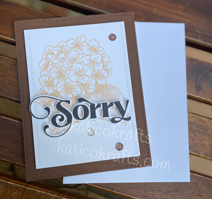 Sorry Card