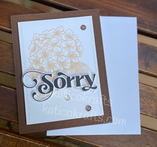 Sorry Card