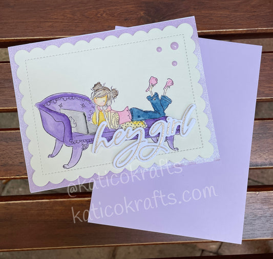 Hey Girl Card