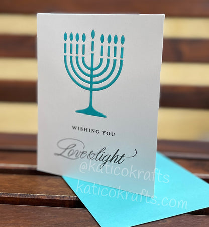 Love & Light Card - white background