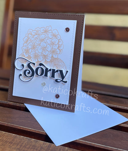 Sorry Card