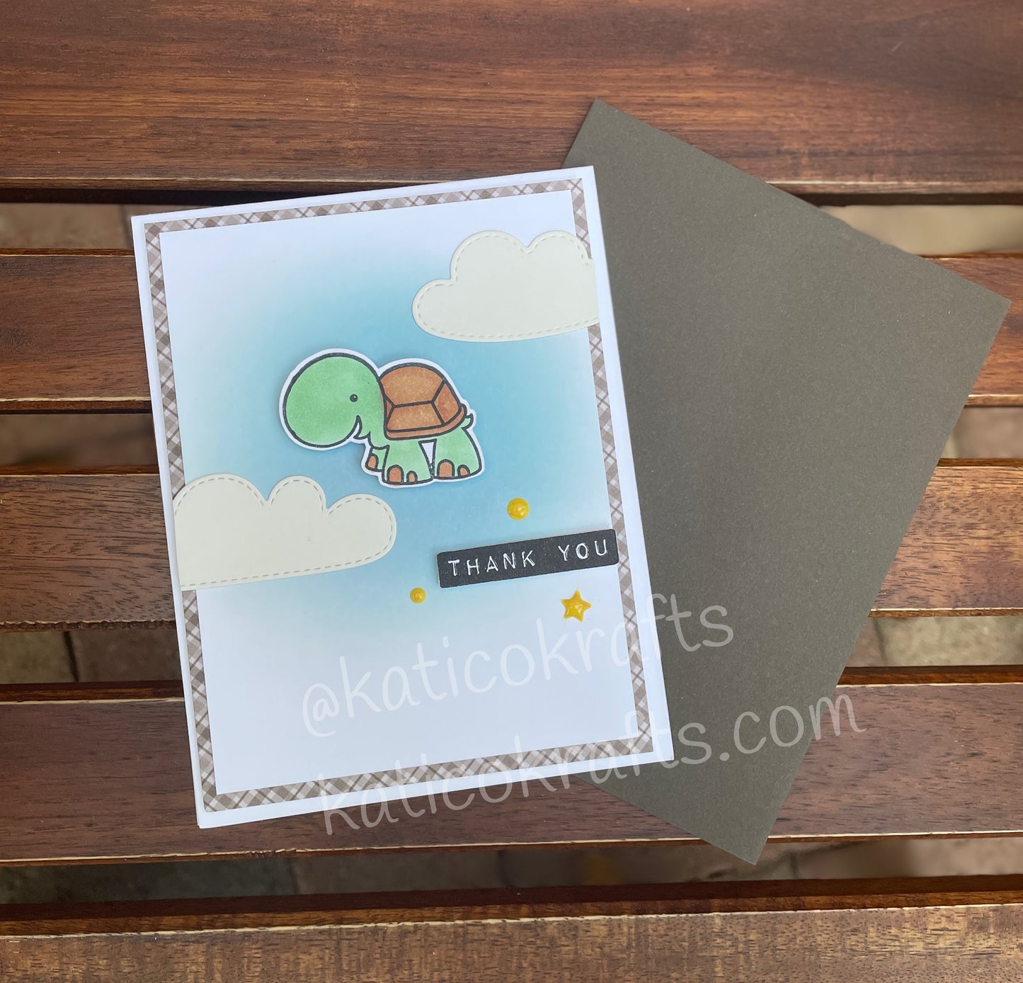 Turtle Thank You Card