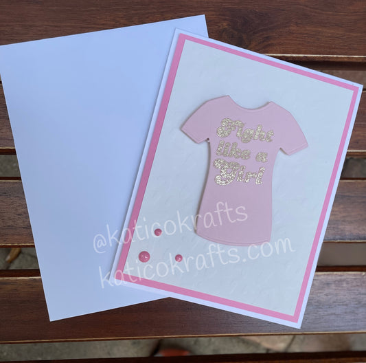 Fight Like a Girl Card