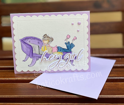 Hey Girl Card
