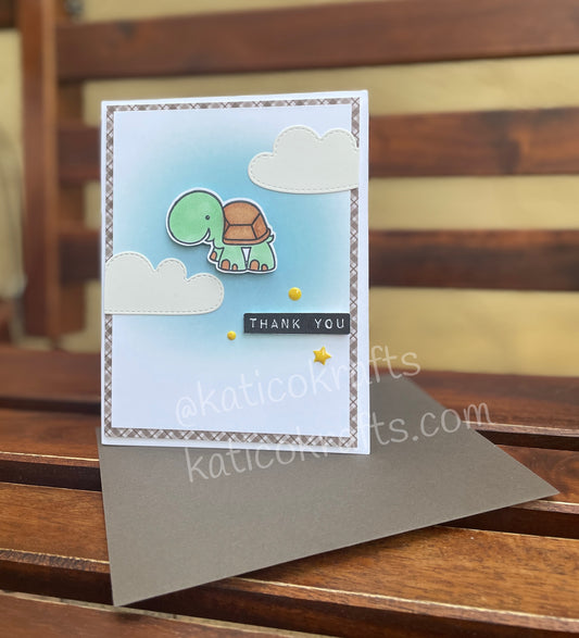 Turtle Thank You Card
