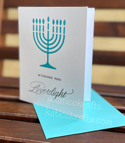 Love & Light Card - white background