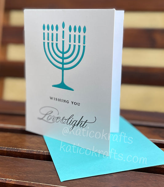 Love & Light Card - white background