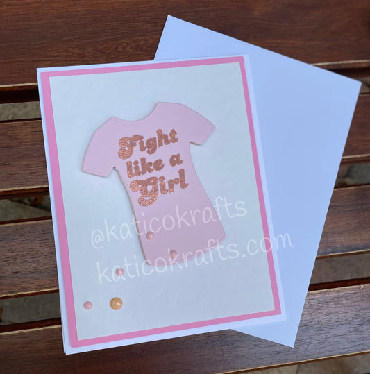 Fight Like a Girl Card