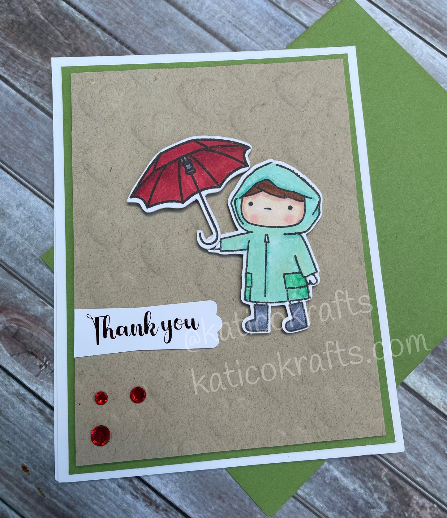 Thank You Umbrella Card
