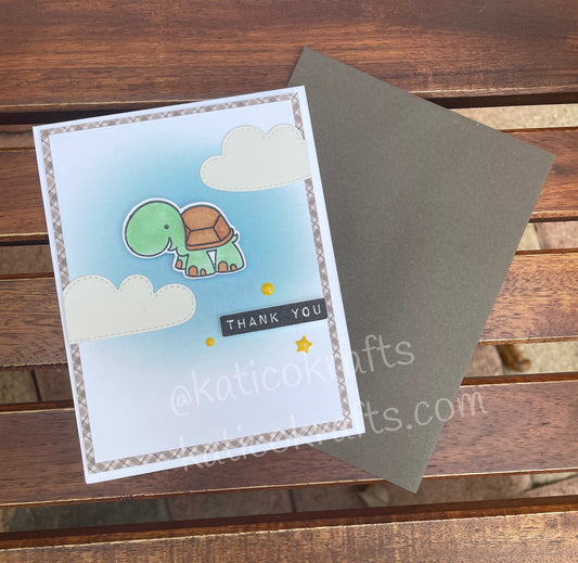 Turtle Thank You Card
