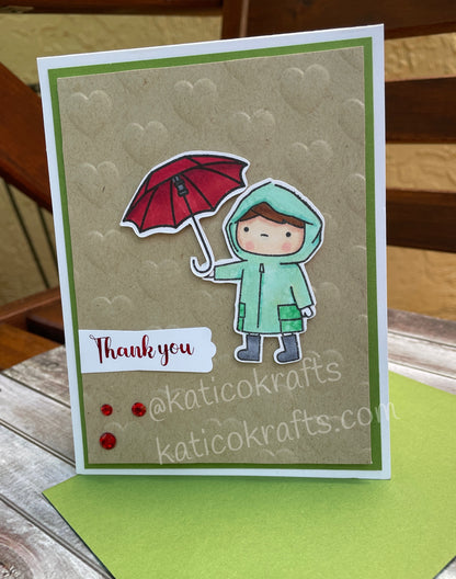 Thank You Umbrella Card