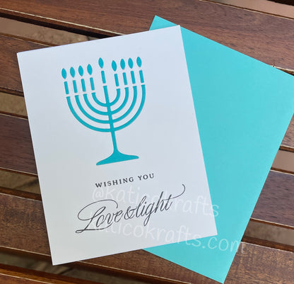 Love & Light Card - white background