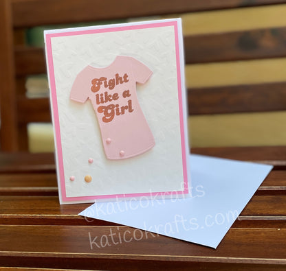Fight Like a Girl Card