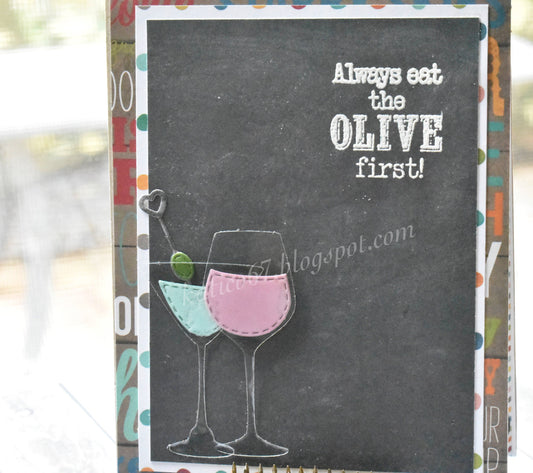 Always Eat The Olive First Card