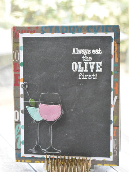 Always Eat The Olive First Card