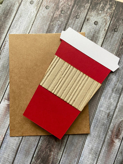 Blank Coffee Cup Gift Card