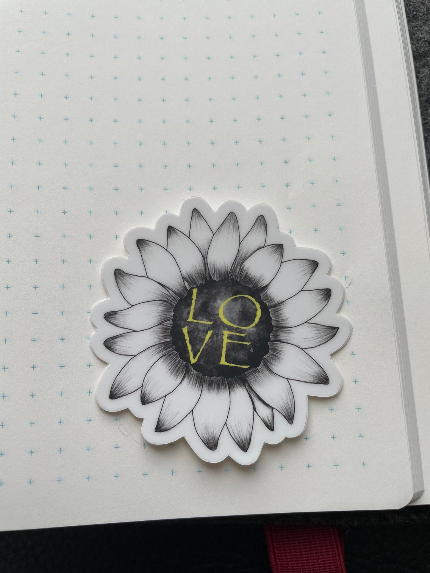 Sunflower Love Vinyl Sticker