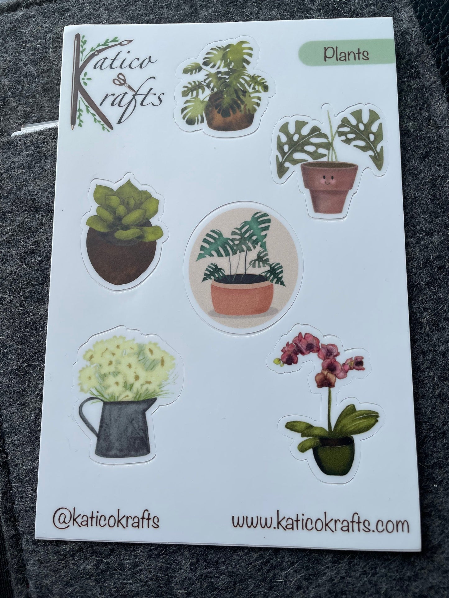 Plants Vinyl Sticker Sheet