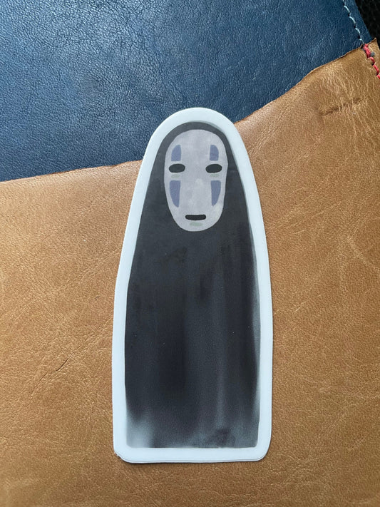 No Face Vinyl Sticker