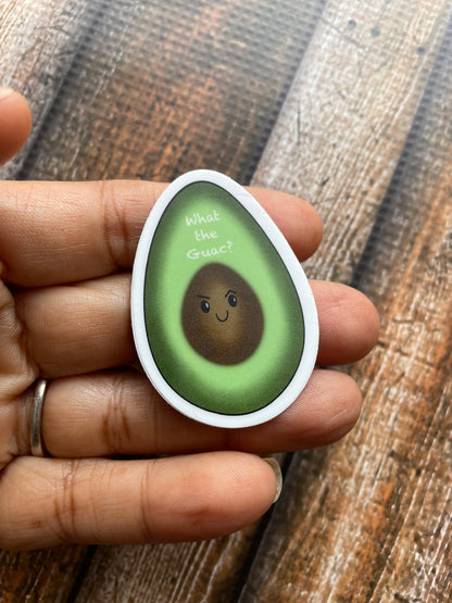 What the Guac Vinyl Sticker
