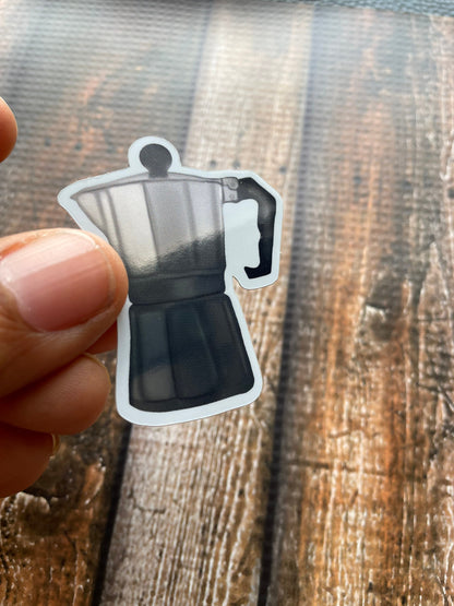 Espresso Maker Vinyl Sticker