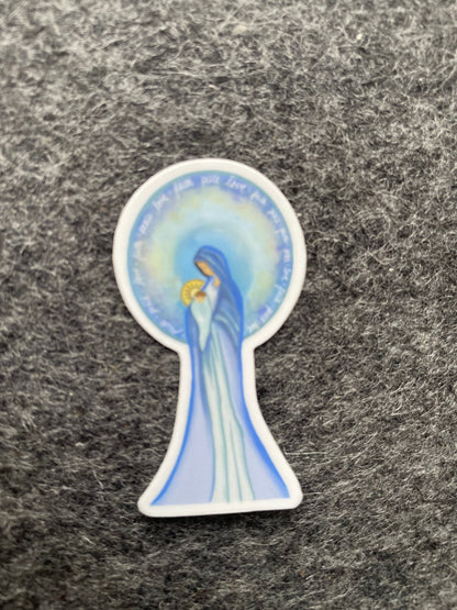 Faith Peace Love Vinyl Sticker