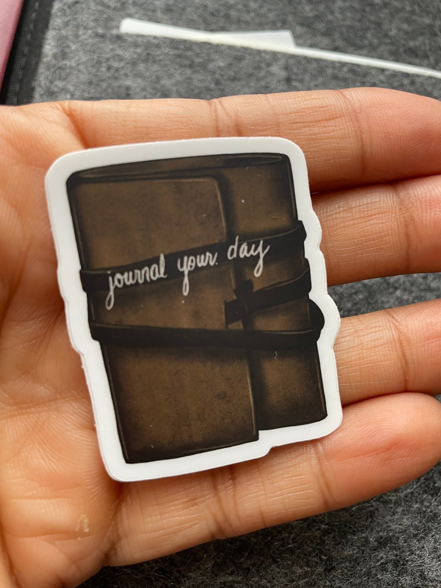 Journal Your Day Vinyl Sticker