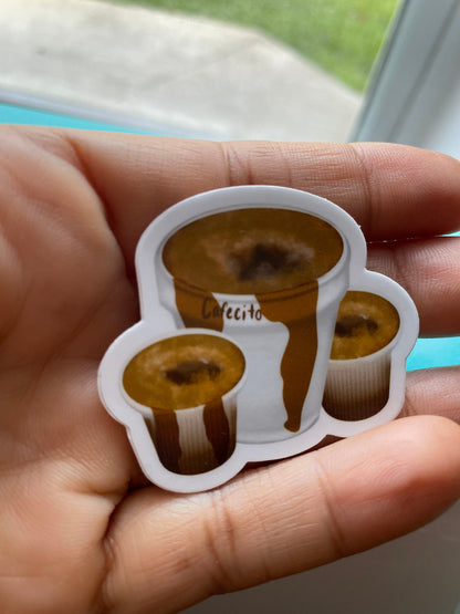 Cafecito y Colada Vinyl Sticker