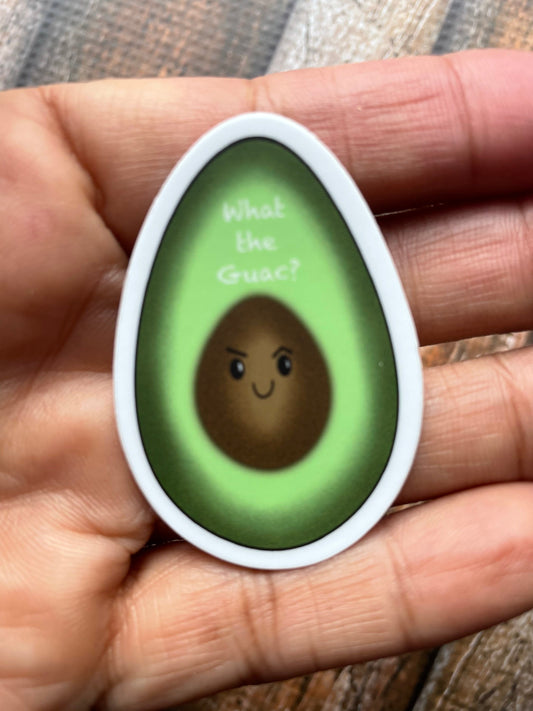 What the Guac Vinyl Sticker